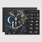 Carte magnétique Moon Faun (Devant / Derrière)