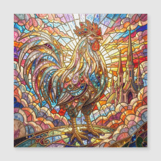 Carte Magnétique Mosaïque du Coq d'Or de Lumière Chantant