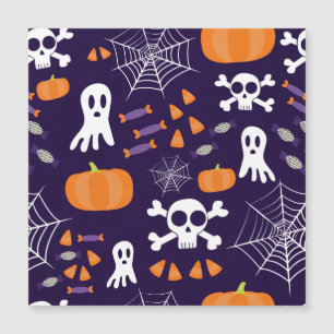 Carte Magnétique Motif amusant d'Halloween