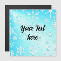 Motif de flocons de neige cristallins