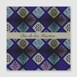 Carte Magnétique Motif Dia de los Muertos personnalisable