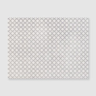 Carte Magnétique Motif géométrique islamique beige