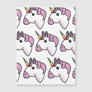 Carte Magnétique Motif Unicorn mignon