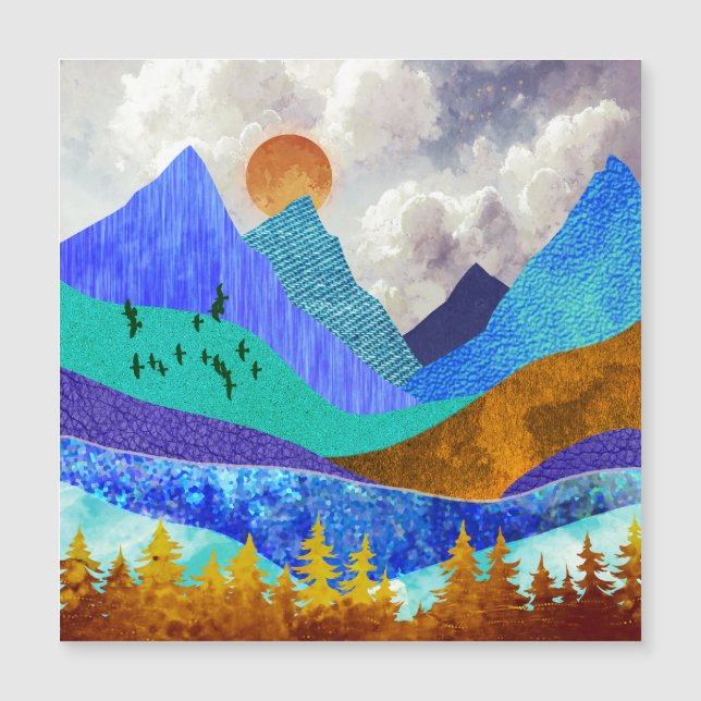 Carte Magnétique Mountain Vista (Devant)