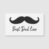 Carte Magnétique Moustache noire (Devant)