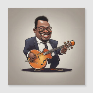 Carte Magnétique musiciens de jazz