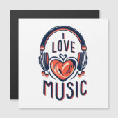 Carte Magnétique musique (Devant / Derrière)
