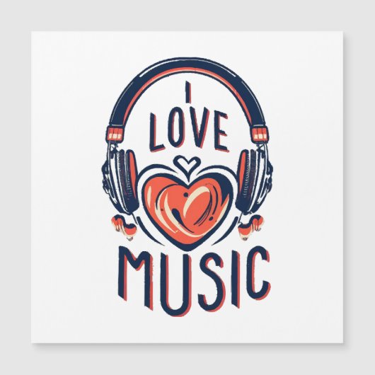 Carte Magnétique musique (Devant)