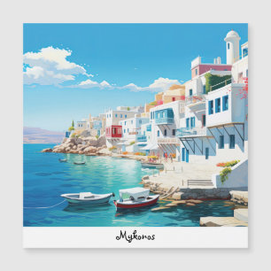 Carte Magnétique Mykonos