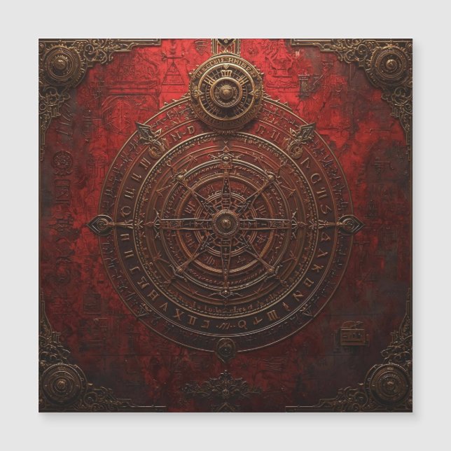 Carte Magnétique Mystic Compass Rose (Devant)