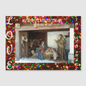 Carte Magnétique Nativité du village (Devant)