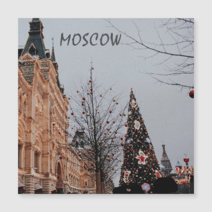 Carte Magnétique Noël à Moscou