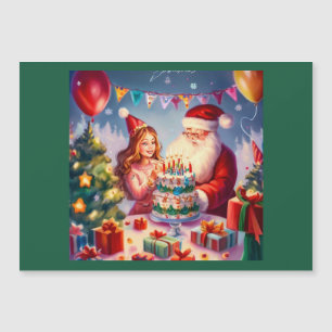 Carte Magnétique Noël Anniversaire 8