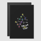 Carte Magnétique Noël au Kétamine Let's Get Lit (Devant / Derrière)