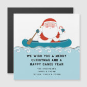 Carte Magnétique Noël drôle (Devant / Derrière)