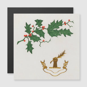 Carte Magnétique Noël saint branche vacances