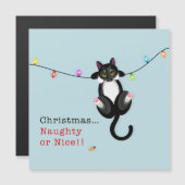 Carte Magnétique Noisie de Noël ou Nice (Devant / Derrière)