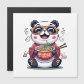 Carte Magnétique Nouilles de Panda (Devant / Derrière)