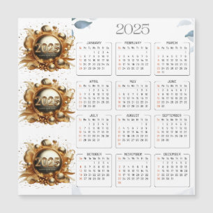 Carte Magnétique Nouveau calendrier 2025 pour elle