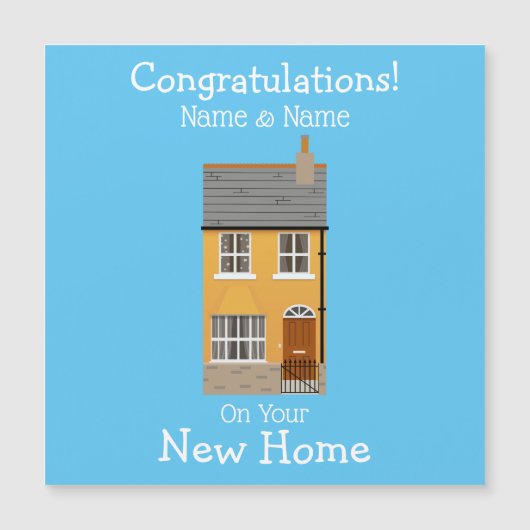 Carte Magnétique Nouveau domicile (Devant)