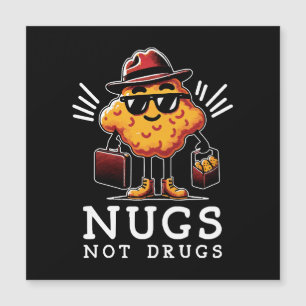 Carte Magnétique Nuggets Croustillants Pas de Drogue