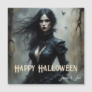 Carte Magnétique Nuit gothique d'Halloween de mystère