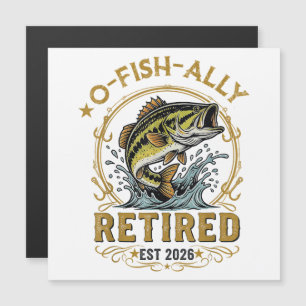 Carte Magnétique O Fish Ally Retraité Depuis 2026 Retraite de Pêche