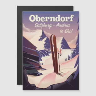 Carte Magnétique Oberndorf,Salzbourg,Autriche, affiche de ski