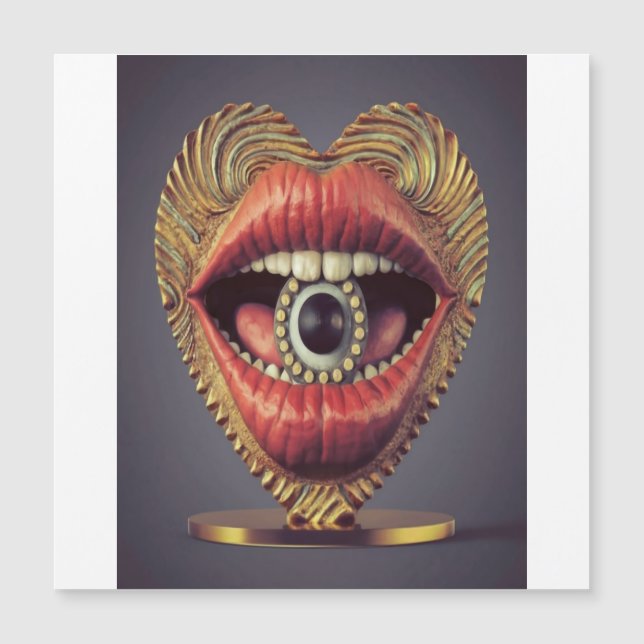 Carte Magnétique OEuvre murale acrylique (Devant)