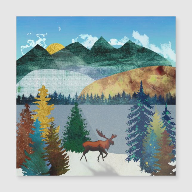 Carte Magnétique Oie du soleil (Devant)