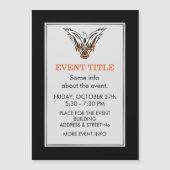 Carte Magnétique Oiseau celtique (Devant)