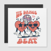 Carte Magnétique on danse au même rythme (Devant / Derrière)