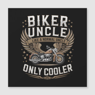 Carte Magnétique Oncle motard moto Fête des Pères