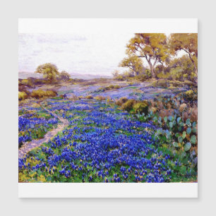 Carte Magnétique Onderdonk - Bluebonnets à Twilight, au nord de San