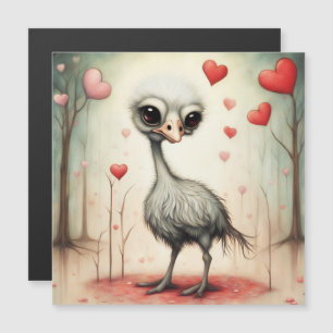 Carte Magnétique Ostrich Love 2