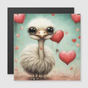 Carte Magnétique Ostrich Love 3