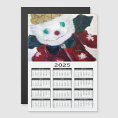 Carte Magnétique Ours Jingle (Devant / Derrière)