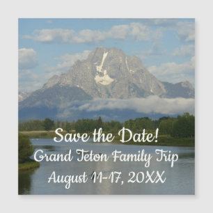 Carte Magnétique Pagaie dans le parc national de Grand Teton
