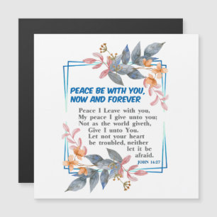 Carte Magnétique Paix sois avec toi