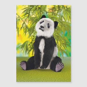 Carte Magnétique Panda Bear Cub