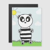 Carte Magnétique Panda Kids (Devant / Derrière)