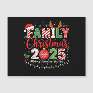Carte Magnétique Pantalon de Noël 2025 Tenue de famille assortie
