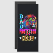 Carte Magnétique Papa Protector Hero (Devant / Derrière)