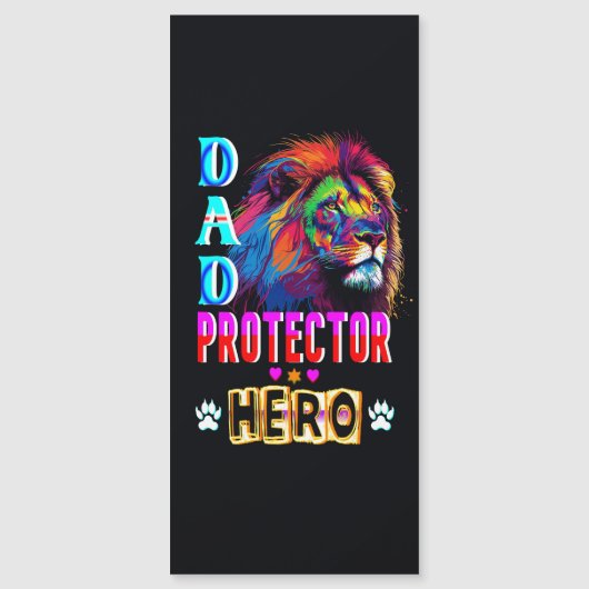 Carte Magnétique Papa Protector Hero (Devant)