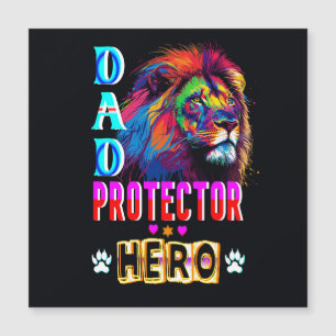 Carte Magnétique Papa Protector Hero