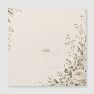 Carte Magnétique Papeterie de mariage au charme botanique naturel