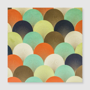 Carte Magnétique Papier peint coloré : design artistique.