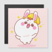 Carte Magnétique Pâques de Kawaii (Devant / Derrière)