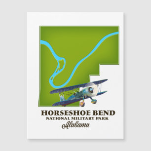 Carte Magnétique parc militaire national horseshoe bend