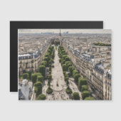 Carte Magnétique Paris (Devant / Derrière)